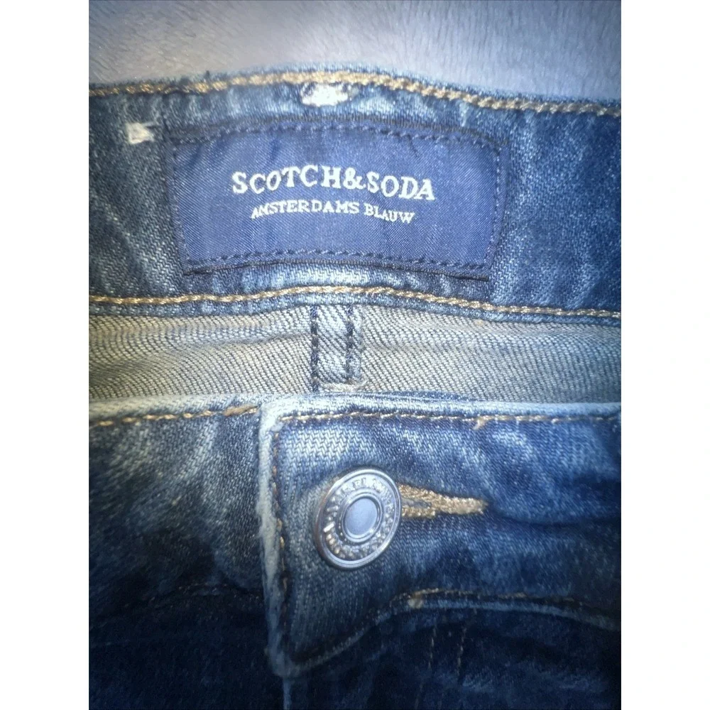 Scotch & Soda Skim Amsterdams Blauw Jeans Mens 29x32  Slim ‎ Blue